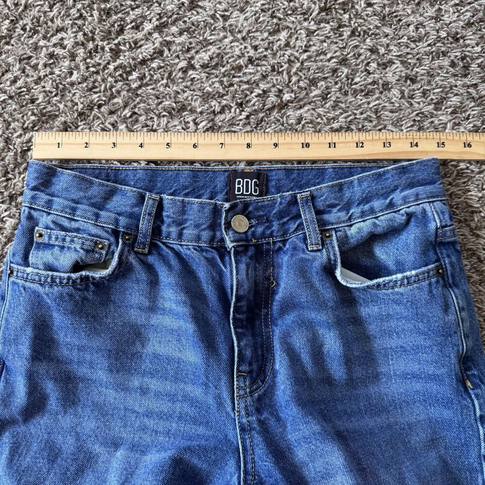BDG Urban Outfitters Loose Bootcut Jeans Women 26 (30x30) Blue Denim Y2K Baggy - Picture 9 of 10